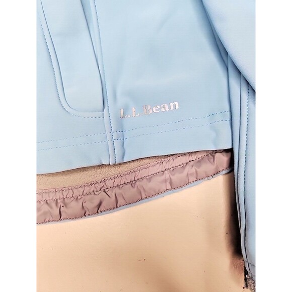 Ll Bean Womens Light Blue Windstopper Windbreaker Jacket Coat Size M EUC - Picture 6 of 11